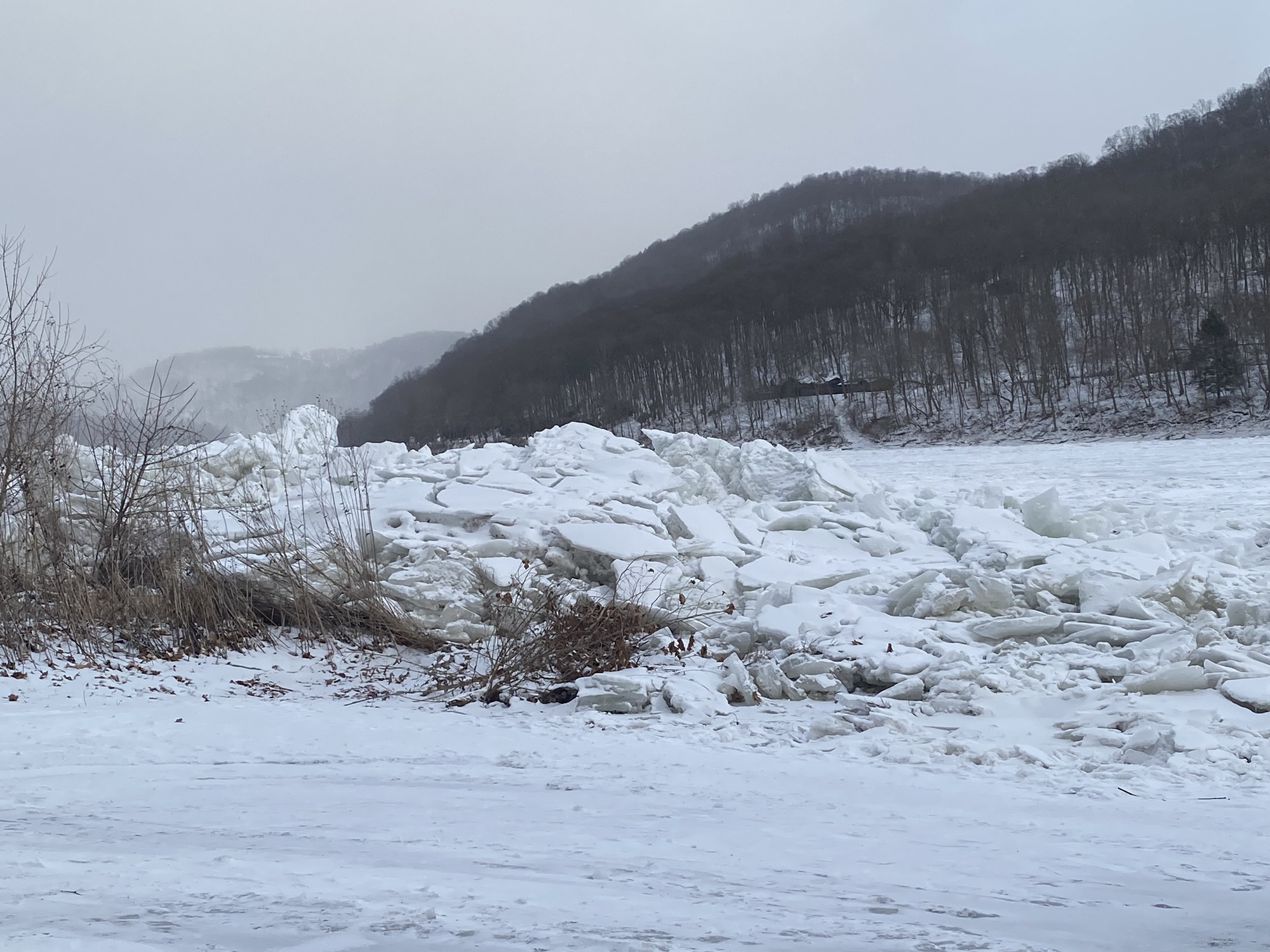 20 Feb 2025 Brady’s Bend ice update